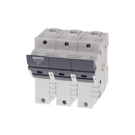 3NW7531-3HG SIEMENS SENTRON, fuse holder, Class J, 3-pole, In: 30 A, Un AC: 600 V, for mounting on DIN rail,..