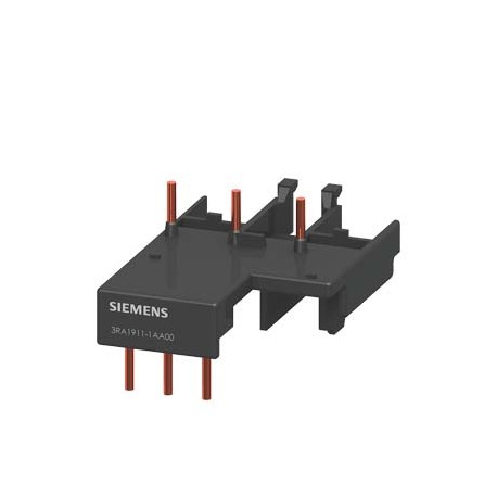 3RA1911-1AA00 SIEMENS CONNECTION MODULE, ELECTRICAL AND MECHANICAL, FOR 3RV1.1 AND 3RT101, 3RW301 1 PIECE AC..