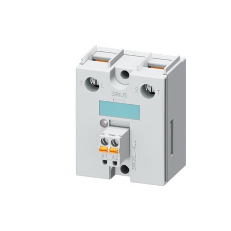 3RF2050-4AA02 SIEMENS Semiconductor relay, 1-phase 3RF2 Overall width 45 mm, 50 A 24-230 V / 24 V DC screw t..