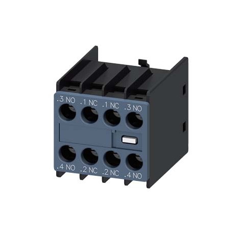 3RH2911-1FA22 SIEMENS Auxiliary switch on the front, 2 NO + 2 NC Current path 1 NO, 1 NC, 1 NC, 1 NO for 3RH..