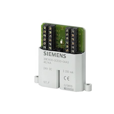 3RK1400-0CE00-0AA3 SIEMENS AS-i flat module, digital 4 DI/4 DQ, IP20 4 x inputs for 3-wire sensor 4 x output..