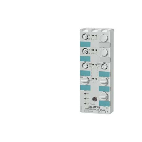 3RK1400-1MQ01-0AA4 SIEMENS AS-Interface 24 V DC starter 4 DI/2 DQ, IP67 Double starter in K60 design 2 x 2 i..