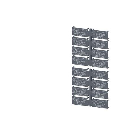 3RP2901-0B SIEMENS Set of labels for multifunction device, 2 CO Set of labels (1 unit) with 16 functions