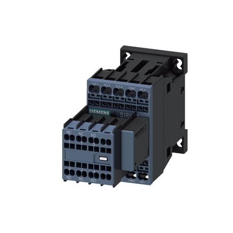 3RT2016-2DB44 SIEMENS Contattore di potenza, AC-3 9 A, 4 kW / 400 V 2 NO+2 NC, DC 24 V a 3 poli, grandezza c..