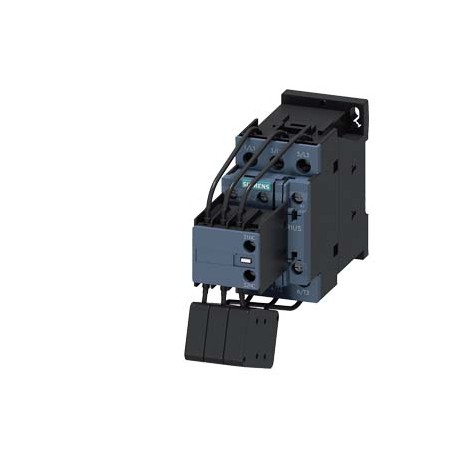 3RT2627-1AC25 SIEMENS Capacitor contactor, AC-6b 25 kVAr, / 400 V 1 NO + 2 NC, 24 V AC, 50/60 Hz 3-pole, Siz..