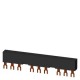 3RV1915-2BB SIEMENS 3-phase busbars Modular spacing 55 mm for 3 switches and accessories Fork shape connecti..