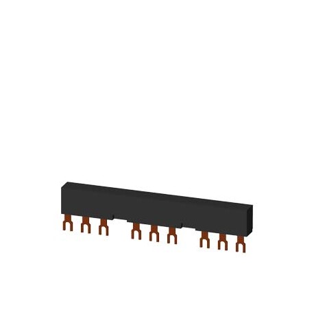 3RV1915-2BB SIEMENS Jeux de barres triphasé Pas modulaire 55 mm pour 3 interrupteurs + accessoires Raccordem..