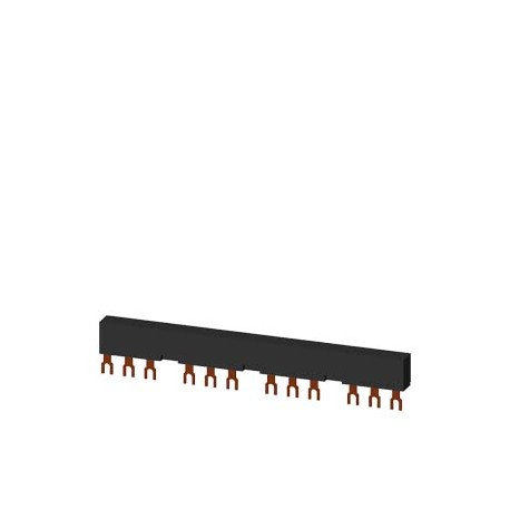3RV1915-2CB SIEMENS Jeux de barres triphasé Pas modulaire 55 mm pour 4 interrupteurs + accessoires Raccordem..