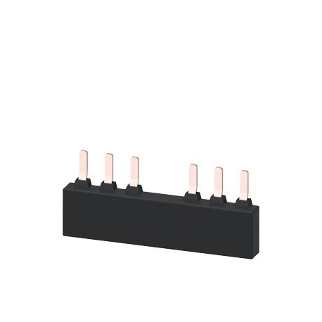 3RV1935-3A SIEMENS 3-phase busbar for 2 circuit breakers Size S2 Modular spacing: 75 mm