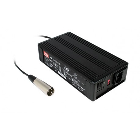 PA-120N-27C MEANWELL AC-DC Desktop power supply or battery charger with 3 pin IEC320-C14 input socket, Outpu..
