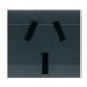 101.6424 SCAME ARGENTINIAN STANDARD SOCKET 2P+E 10A