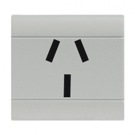 101.6424.G SCAME PRESA ARGENTINA 2P+T 10A 250V GRIGIO