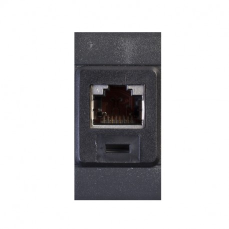 101.6481.61 SCAME TOMA RJ45 CAT. 6 PANTALLADA GRIS OSCURO