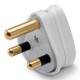 110.3010 SCAME 2P+E 15A WHITE QUICK PLUG