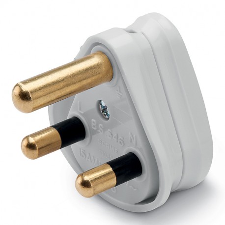 110.3010 SCAME 2P+E 15A WHITE-QUICK-STECKER