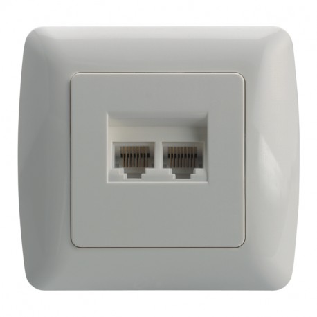 133.4131 SCAME TOMADA RJ45 BRANCO