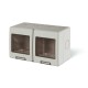 136.7124 SCAME CONT. DA PARETE IP55 2+2 MODULI EVOLVE