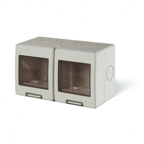 136.7124 SCAME CONT. DA PARETE IP55 2+2 MODULI EVOLVE