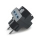 146.362/N SCAME ADAPTER 2x10/16A+1xP40 SCHWARZ