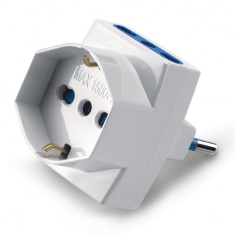 146.570 SCAME BLUELINE ADAPTOR P40+ 2 BIV. 2P+E 16A