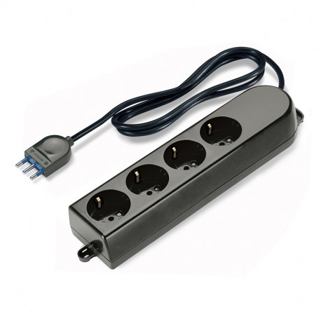 160.238/C-N SCAME PRESA MULTIPLA 4 P30 c/cavo+spina S17