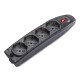 161.40510.F SCAME MULTI-OUTLET SOCKET TRANS. TINTED