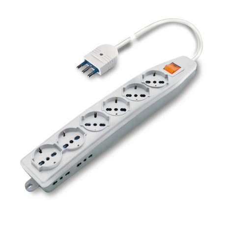 161.60511.R SCAME MULTI-OUTLET-BUCHSE + INT. MIT KABEL