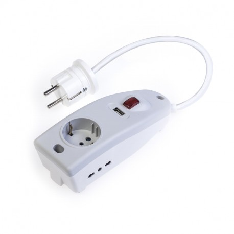 165.20431.RD SCAME USB CHARGER 1,2A GERMAN PLUG