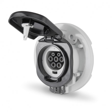 200.23264B SCAME Type 2 32A 3P EV Socket