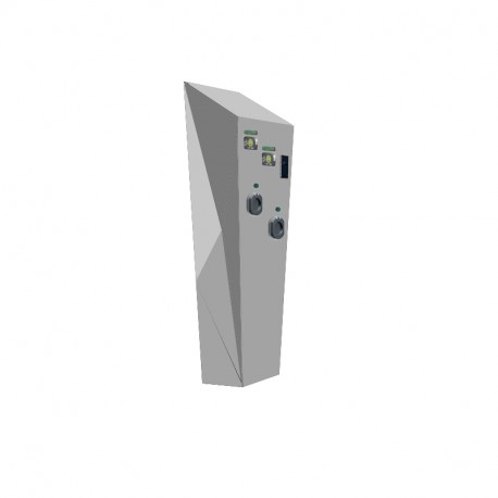 204.CL22B-T23A SCAME COLONNINA CR 2 PRESE C/BLOCCO T2-3A