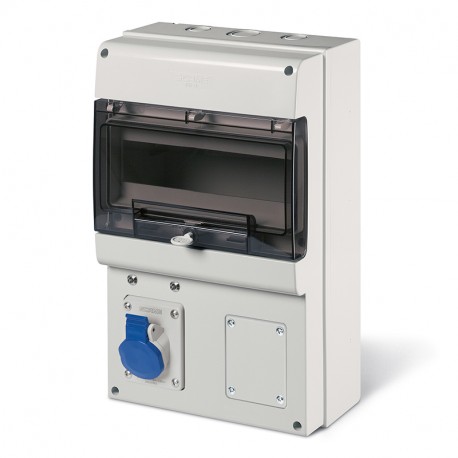204.UB11L-3A SCAME VERBRAUCHER-EINHEIT 1-STECKDOSE 3A 3,5 kW 16A IP44