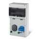 204.UB21B-3AUN SCAME BOX DIS. 2 SOCKET WITH LOCK