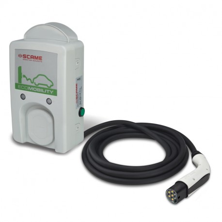 204.WB11L-T23 SCAME WALL BOX CABLE+SOCKET T2 IP54 32A 230V