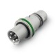 213.63332 SCAME PLUG 2P+E IP44 63A 2h 50V AC 300-500Hz