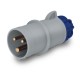 214.1633 SCAME PLUGUE MÓVEL 2P+T IP44 16A 6h 200-250V