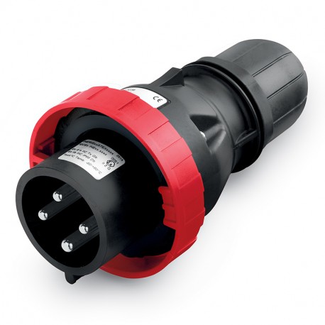 219.3237 SCAME PLUG 3P+N+E IP66/IP67 32A 6h 346-415V AC