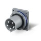 243.6395 SCAME BASE EMPOTRABLE 63A 3P+N+T 9h IP44/IP54