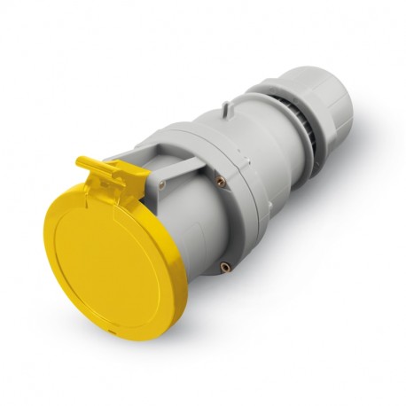 313.6342 SCAME CONNECTOR 3P+N+E IP44 63A 4h 100-130V AC