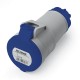 314.3243 SCAME PRESA MOBILE 2P+T IP44 32A 6h 200-250V