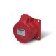 413.1667-7 SCAME BASE EMP. 16A 6P+T 6h IP44 380-415V