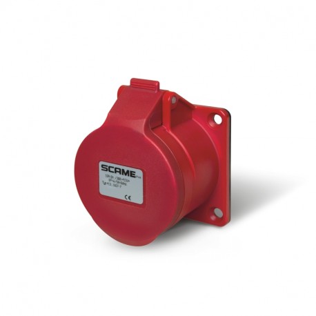 413.3267-7 SCAME TOMADA DE EMBUTIR 6P+T IP44 32A 6h