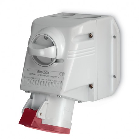 513.3257TS SCAME SURF.MNT.SOCKET 3P+N+E IP44 32A 6h