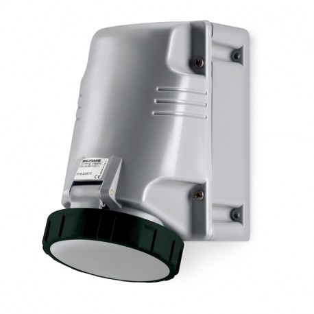 518.63536T SCAME SURF.MNT.SOCKET 2P+E IP66/IP67 63A 7h