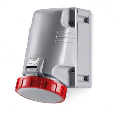 518.6357T SCAME BASE MURAL 3P+N+T IP66/IP67 63A 6h