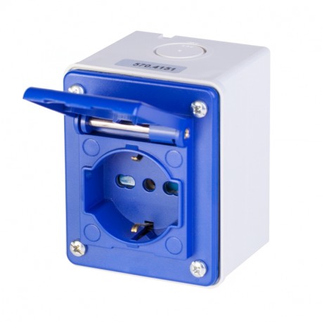 570.4151 SCAME OBERFLÄCHE MOUNT.STECKDOSE PLURISTANDAR