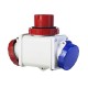 601.1629 SCAME ADATTATORE 2 USCITE 3P+N 380V IP66