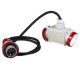 605.1627/C SCAME ADATTATORE 2 USC. C/CAVO 3P+N 380V IP66