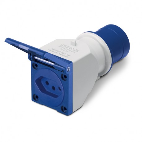 610.394 SCAME ADAPTATEUR SIMPLE 2P+T IP20 10A 6h 250V
