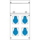632.4000-1466 SCAME SURF.MOUNT.DISTRIBUTION ASSEMBLY BLOCK4