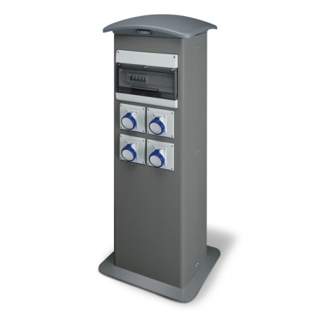 659.DA5221-01 SCAME PILLAR DOMINO-OMNIA METAL IP66 6A 400V